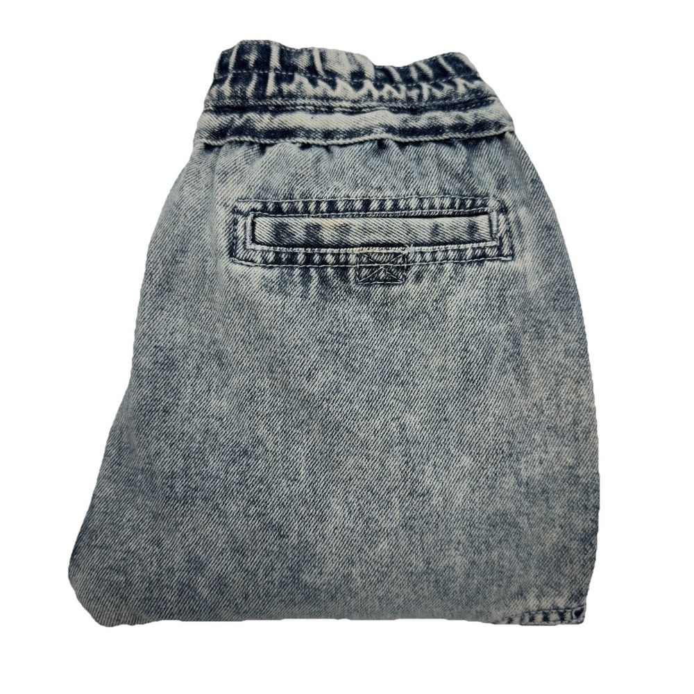 Logolini Vintage High Rise Women's Denim Joggers Size Large‎ 12/14 Blue